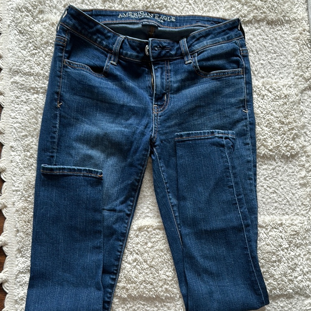 American Eagle Outfitters Women's Blue Jeans